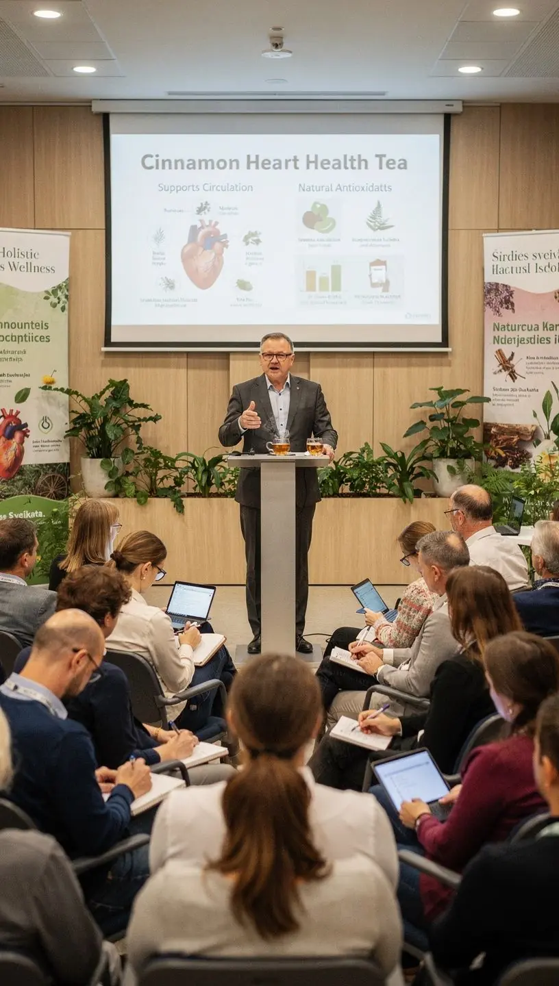 Arbatos puodelis su cinamonu, kuris padeda palaikyti cukraus kiekį kraujyje.