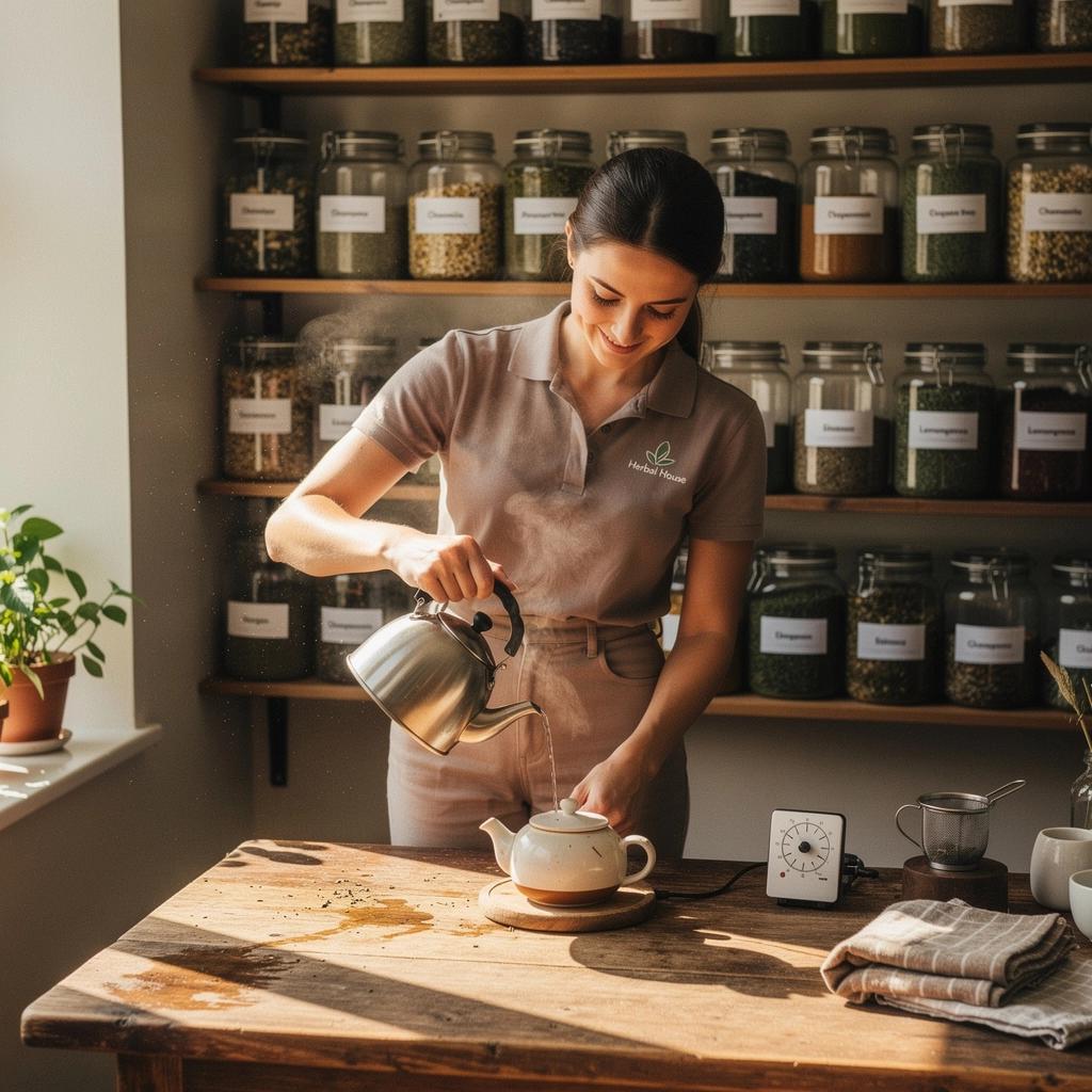 Žaliosios arbatos ir cinamono mišinys, skatinantis gerą savijautą.